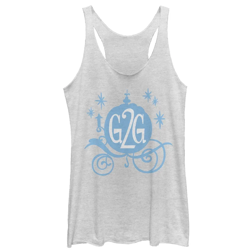 Women's Ralph Breaks the Internet Comfy Cinderella Racerback Tank Top flowy tank top