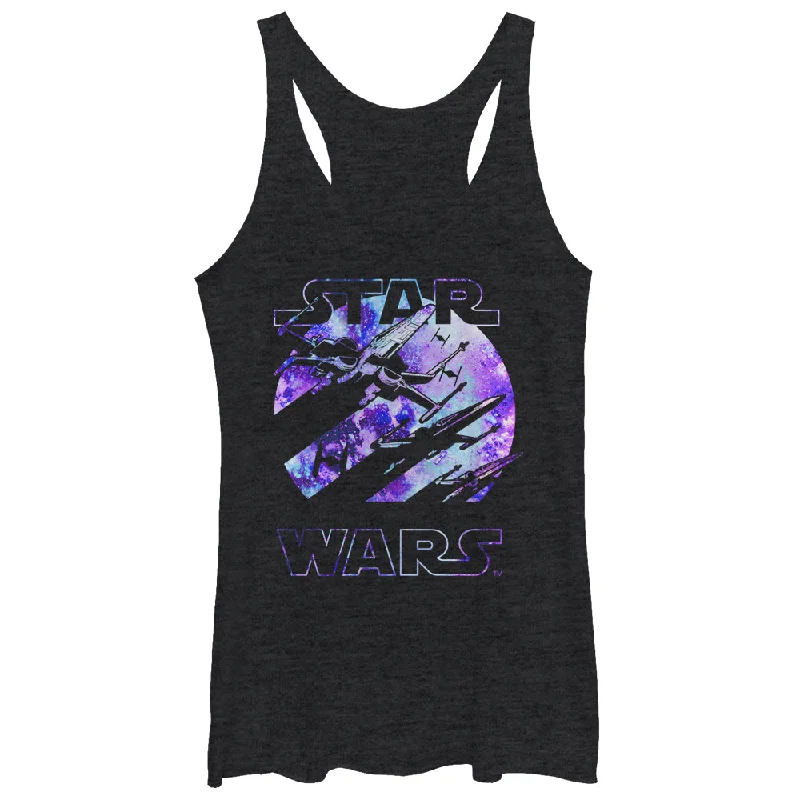 Women's Star Wars The Force Awakens X-Wing Racerback Tank Top cropped tank top