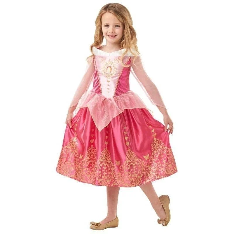 Disney Princess Sleeping Beauty “ Gem” Fancy Dress Costume Tunics Prom sequined