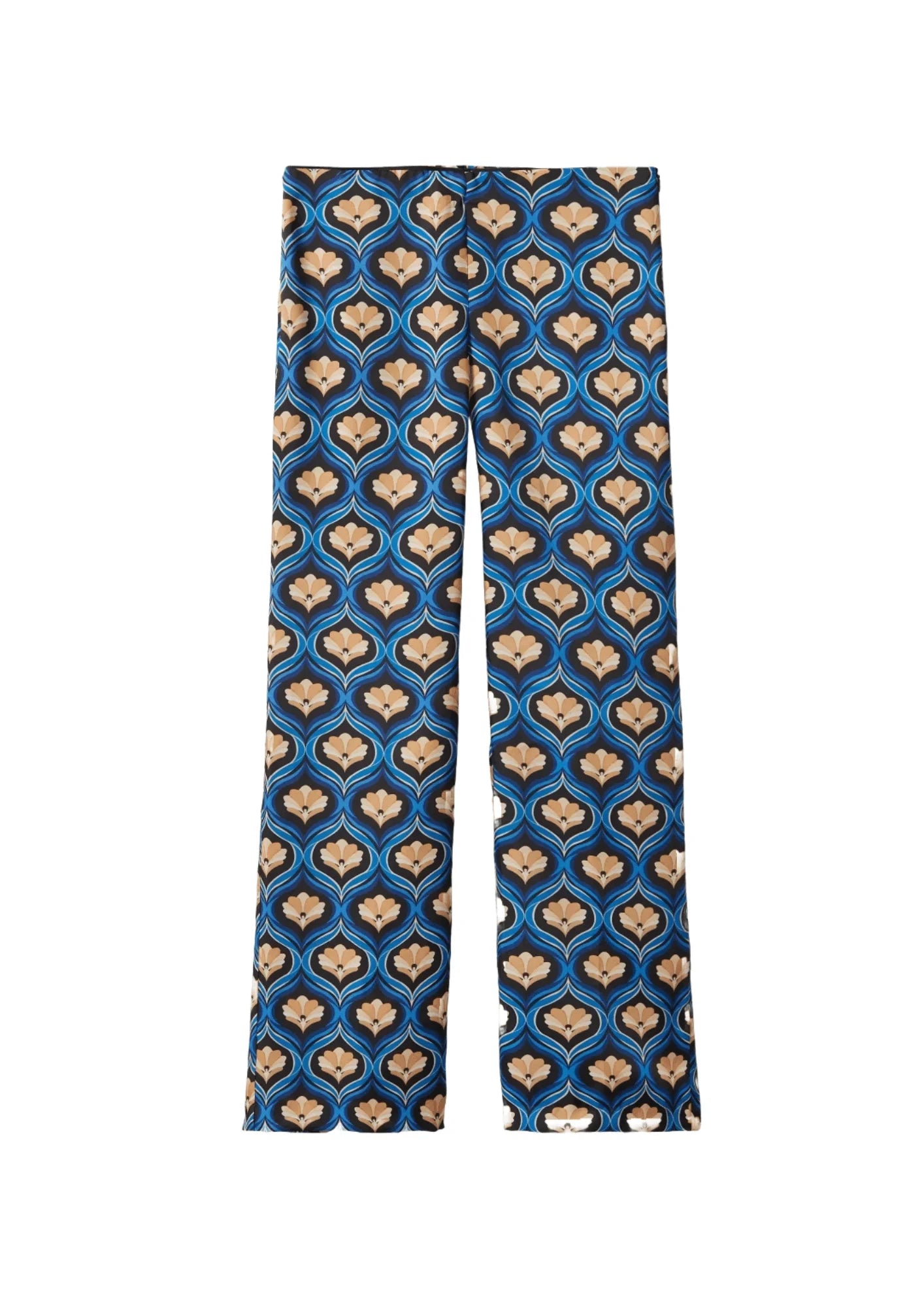 RETRO-PRINT TROUSERS Trousers chic fashionable