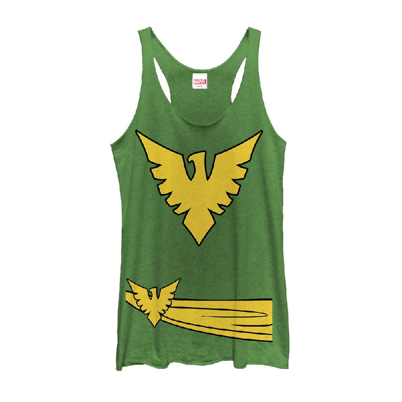 Women's Marvel Halloween X-Men Phoenix Costume Racerback Tank Top fitness tank top