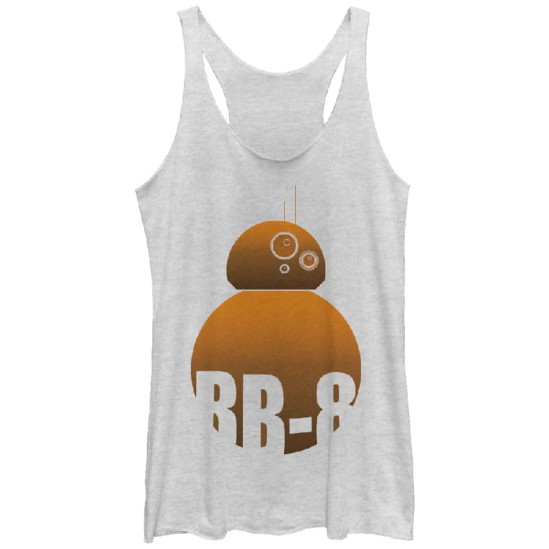 Women's Star Wars The Force Awakens Simple BB-8 Racerback Tank Top relaxed fit tank
