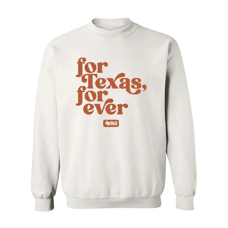 Texas - NCAA Women's Rowing : Sue Holderness - Crewneck Sweatshirt Hoodie with Frayed Bohemian Relaxed Texas - NCAA Women's Rowing : Sue Holderness - Crewneck Sweatshirt Hoodie with Frayed Bohemian Relaxed