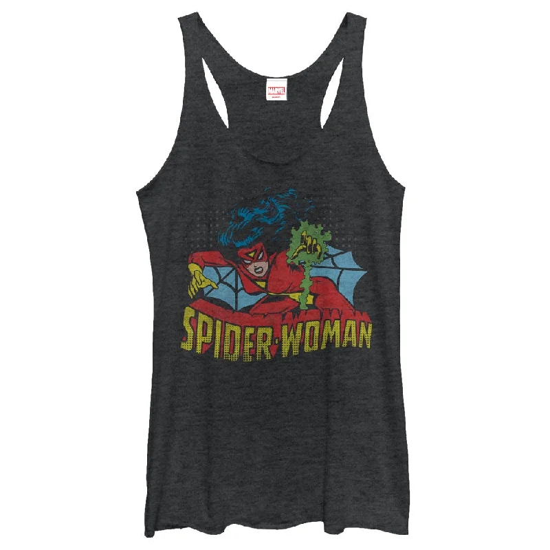 Women's Marvel Spider-Woman Venom Blasts Racerback Tank Top stylish tank top