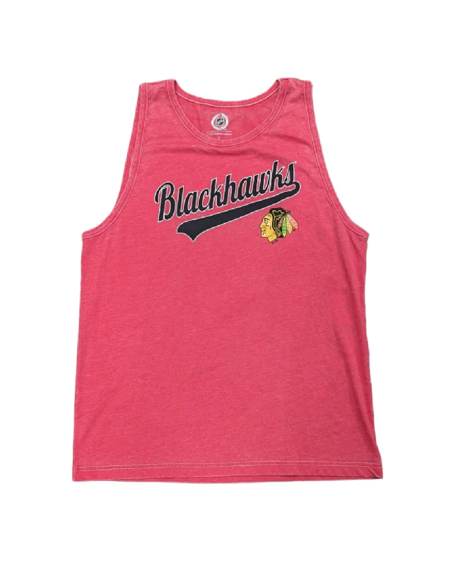 Women's Chicago Blackhawks G-III by Carl Banks Red Pinch Hitter Tank Top trendy tank top