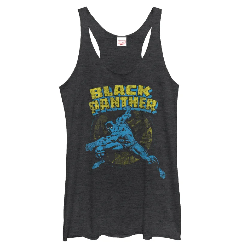 Women's Marvel Black Panther Retro Racerback Tank Top sexy tank top