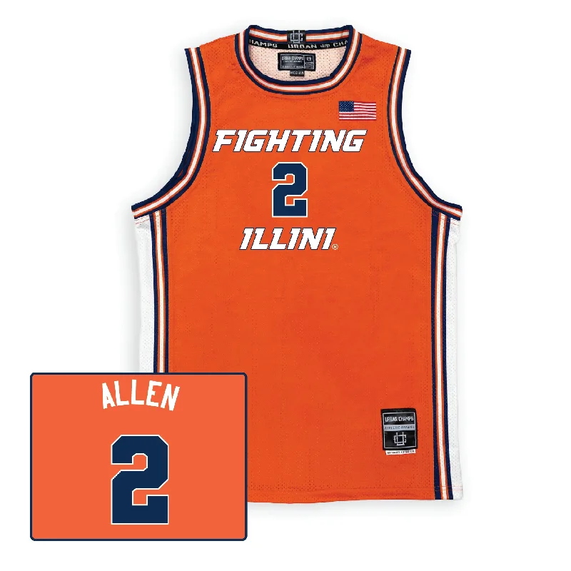 Illinois Fighting Illini NIL Basketball Jersey #2 Cori Allen Animal Print Jersey Tee Illinois Fighting Illini NIL Basketball Jersey #2 Cori Allen Animal Print Jersey Tee
