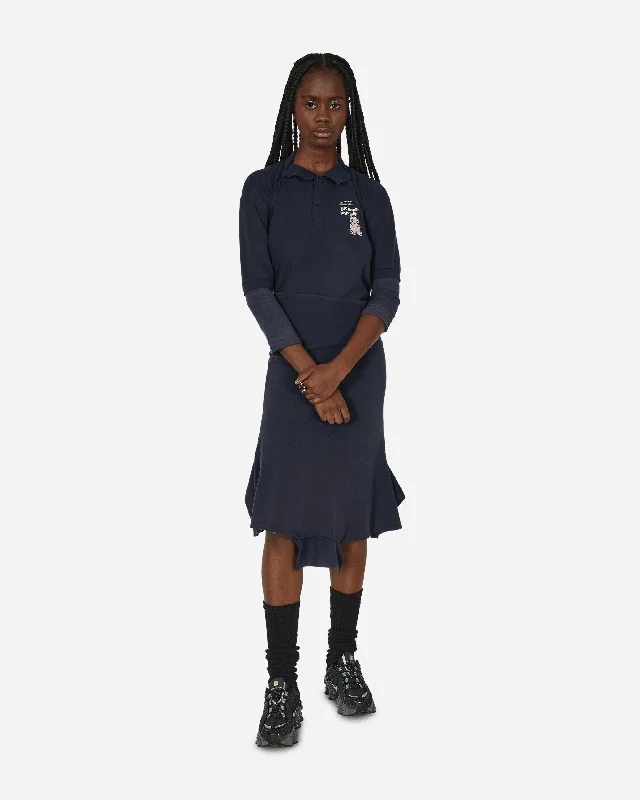 Cut Up Polo Dress Blue Tunics Trousers formal