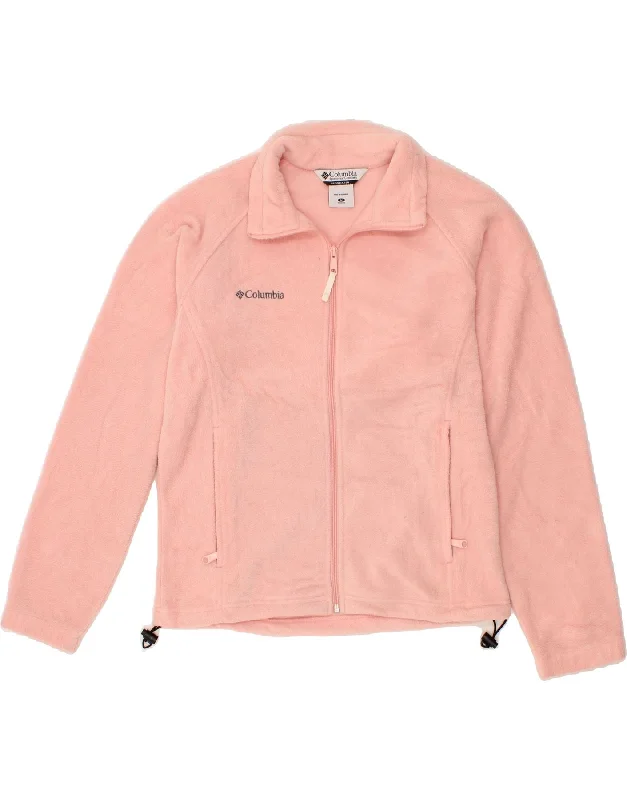 COLUMBIA Womens Fleece Jacket UK 14 Medium Pink Polyester Mesh Jacket Canvas Jacket Denim Jacket COLUMBIA Womens Fleece Jacket UK 14 Medium Pink Polyester Mesh Jacket Canvas Jacket Denim Jacket