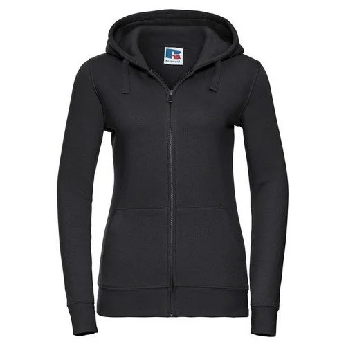Russell Womens/Ladies Authentic Full Zip Hoodie Hoodie with Turtle Neck Cozy Winter