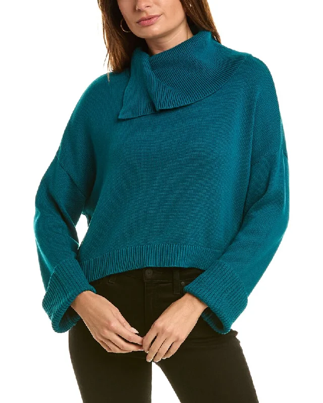 525 America Lily Split Turtleneck Sweater Knit Fabric Woven Fabric Fleece Fabric