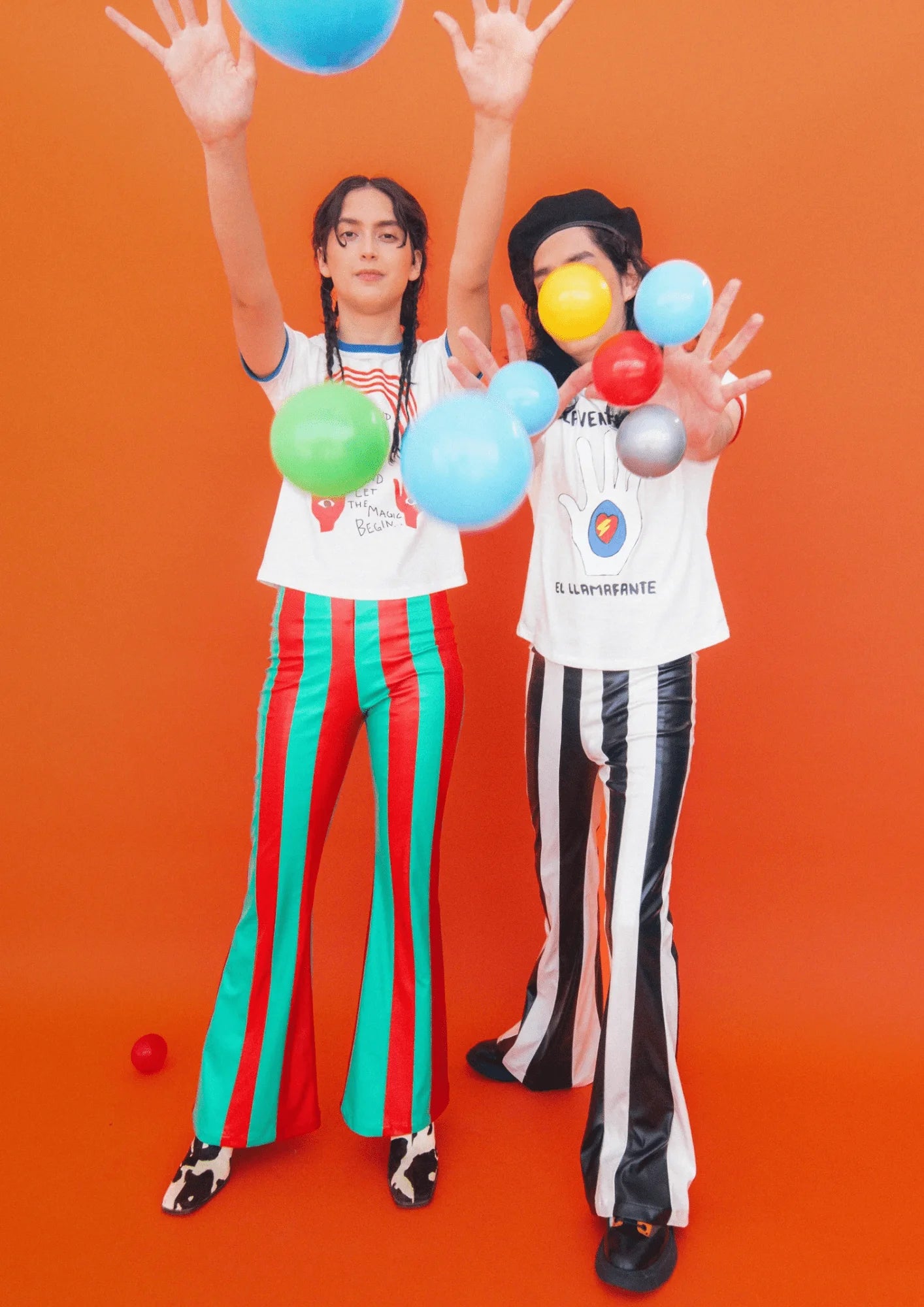 JADE & RED CATERPILLAR MOUSE TROUSERS Trousers Office Stylish
