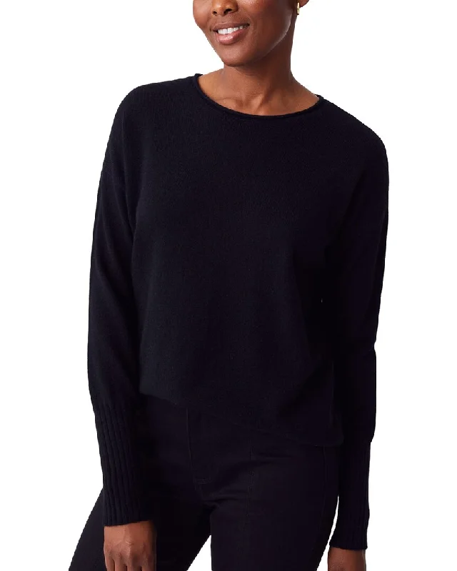 J.McLaughlin Yvette Cashmere Sweater Fleece Fabric Down Fabric Feather Fabric