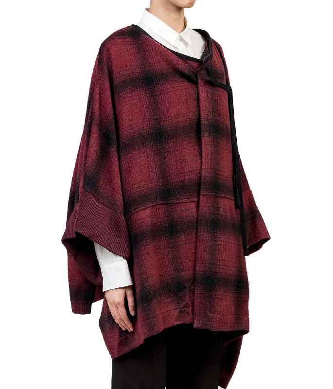R-Skirt Cape corduroy skirt cozy