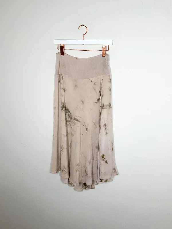Pomandère - Marble Skirt - Marble silk skirt sleek