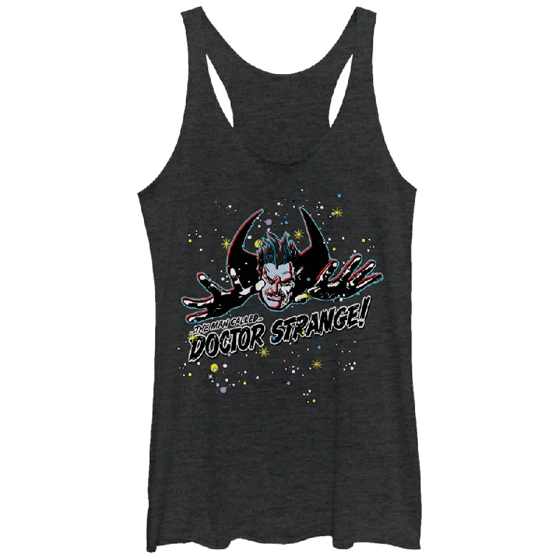 Women's Marvel Man Called Doctor Strange Racerback Tank Top coral tank top