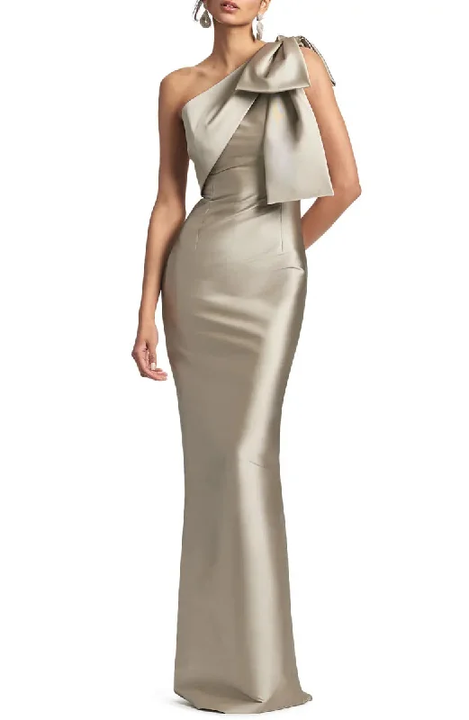 Noble and elegant off shoulder bow and ground length evening dress Tunics Exclusive limited Noble and elegant off shoulder bow and ground length evening dress Tunics Exclusive limited