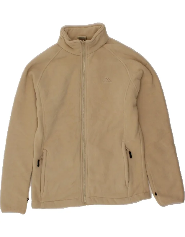 TRESPASS Womens Fleece Jacket UK 14 Medium Beige Polyester Jersey Jacket Tulle Jacket Batik Jacket TRESPASS Womens Fleece Jacket UK 14 Medium Beige Polyester Jersey Jacket Tulle Jacket Batik Jacket