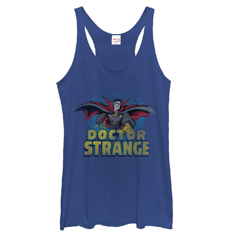 Women's Marvel Doctor Strange Protector Racerback Tank Top lime green tank