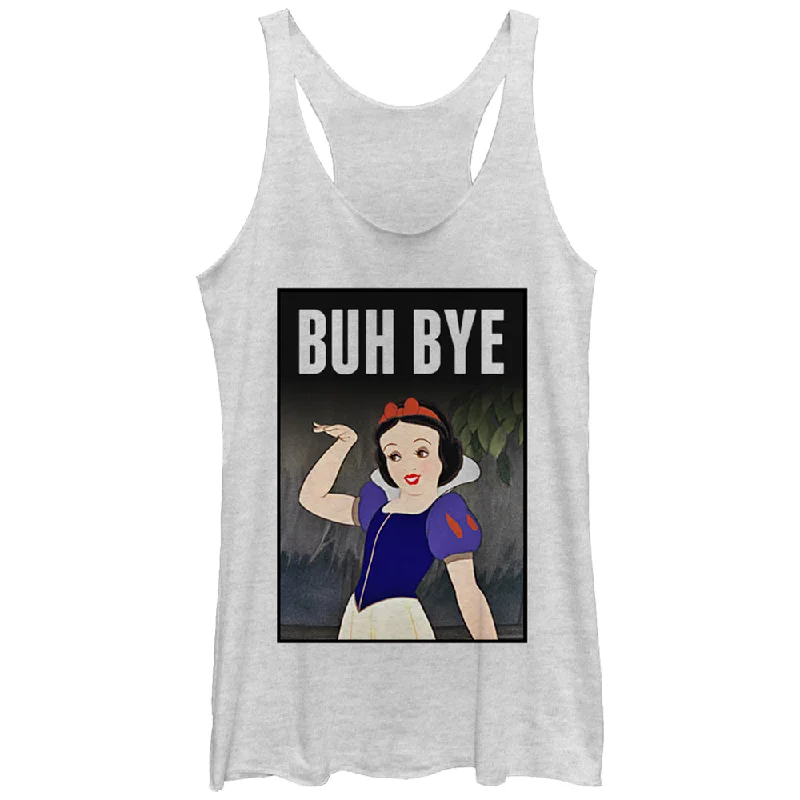 Women's Snow White and the Seven Dwarfs Bye Racerback Tank Top bold tank top