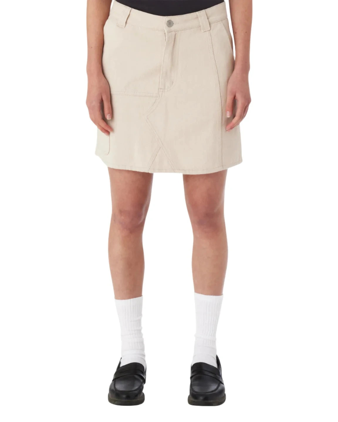 OBEY Women's Rebuilt Carpenter Skirt Clay a-line skirt cut
