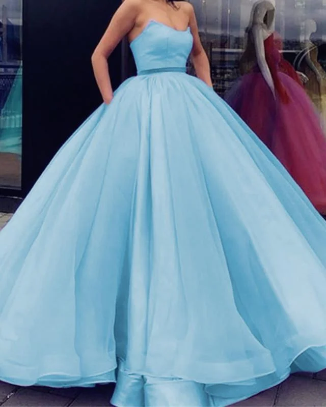Strapless Bodice Corset Organza Ballgowns Prom Dresses Tunics Essential wardrobe