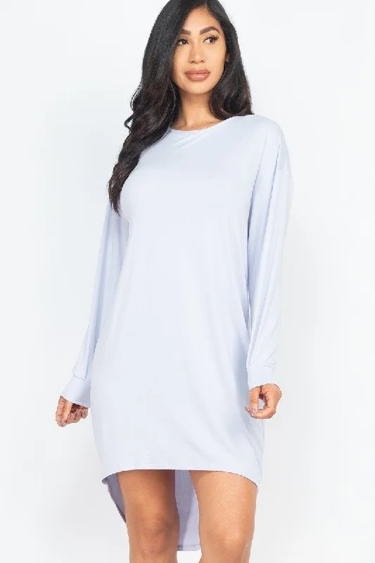 Cozy High Low Dress Tunics Summer linen