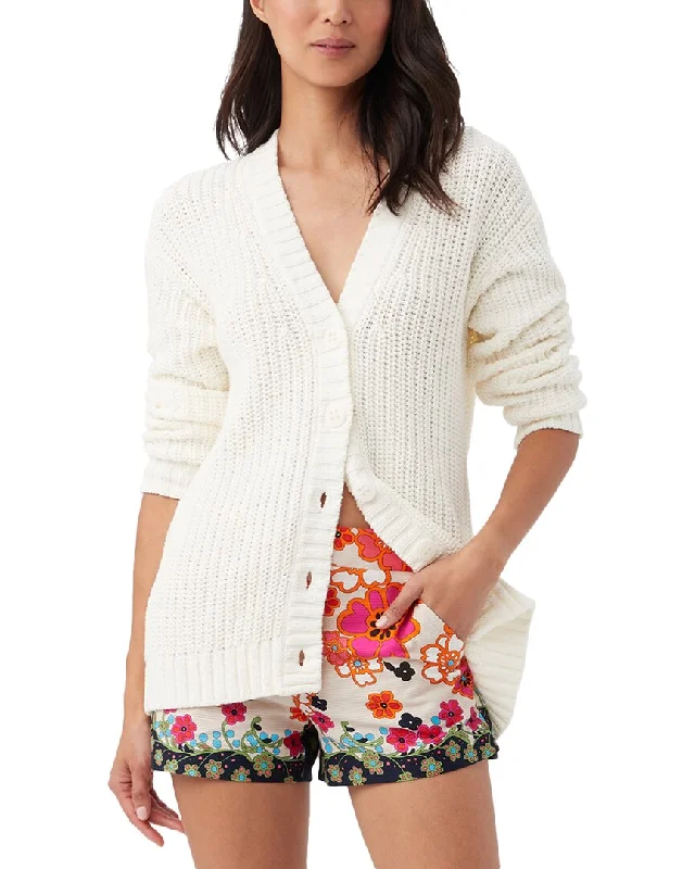 Trina Turk Oceana Sweater Terry Terry Cloth Terry Knit