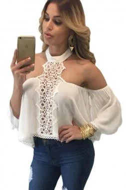 Women Style Off Shoulder Tops est Woman White Neck Bare Shoulders Flare Crop Top Houndstooth Herringbone Solid Women Style Off Shoulder Tops est Woman White Neck Bare Shoulders Flare Crop Top Houndstooth Herringbone Solid