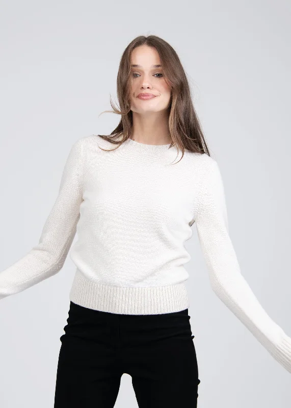 CAROLINE CREWNECK CASHMERE SWEATER Fleece Sweater Nylon Polyester