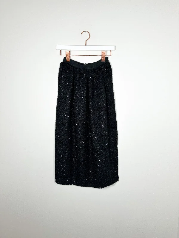 CO|TE - Deva Skirt - Black wool skirt sturdy