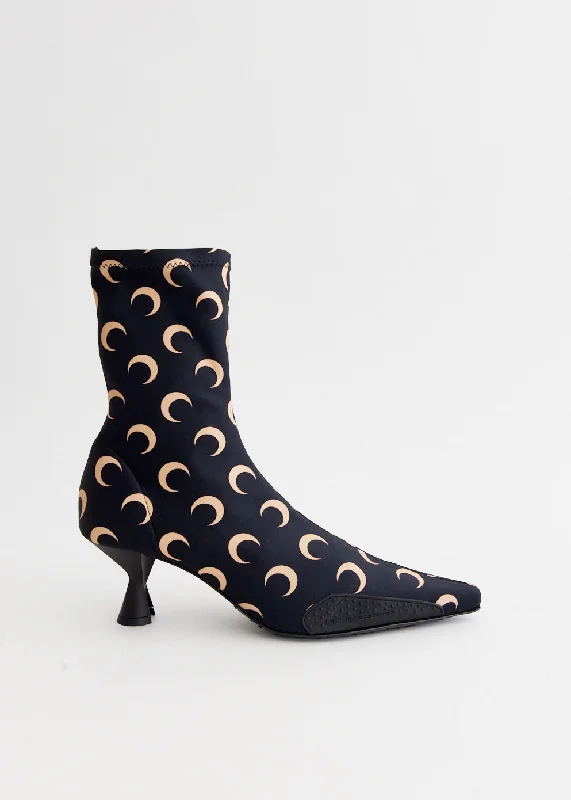 Moon Printed Jersey MS Boots Sustainable Jersey Tee