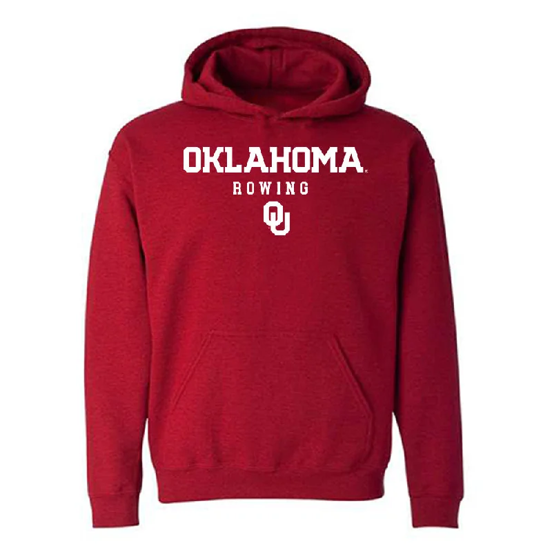 Oklahoma - NCAA Women's Rowing : Liza Pfeil - Classic Shersey Hooded Sweatshirt Hoodie with Reflective Safety Nightwear