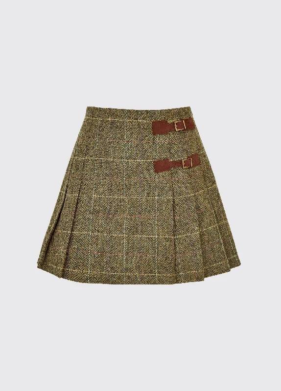 Blossom Tweed Skirt - Thistle linen skirt airy
