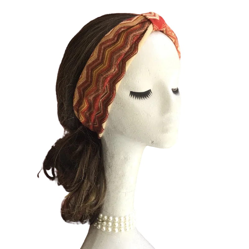Fall Sweater Headband Striped Floral Plaid