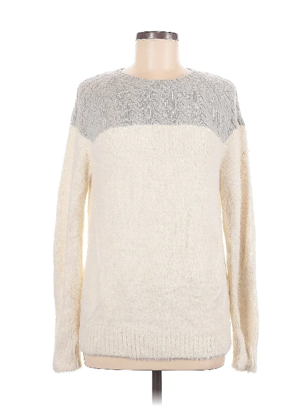 Wool Sweater Zippered Front Buttoned Front Snap Front