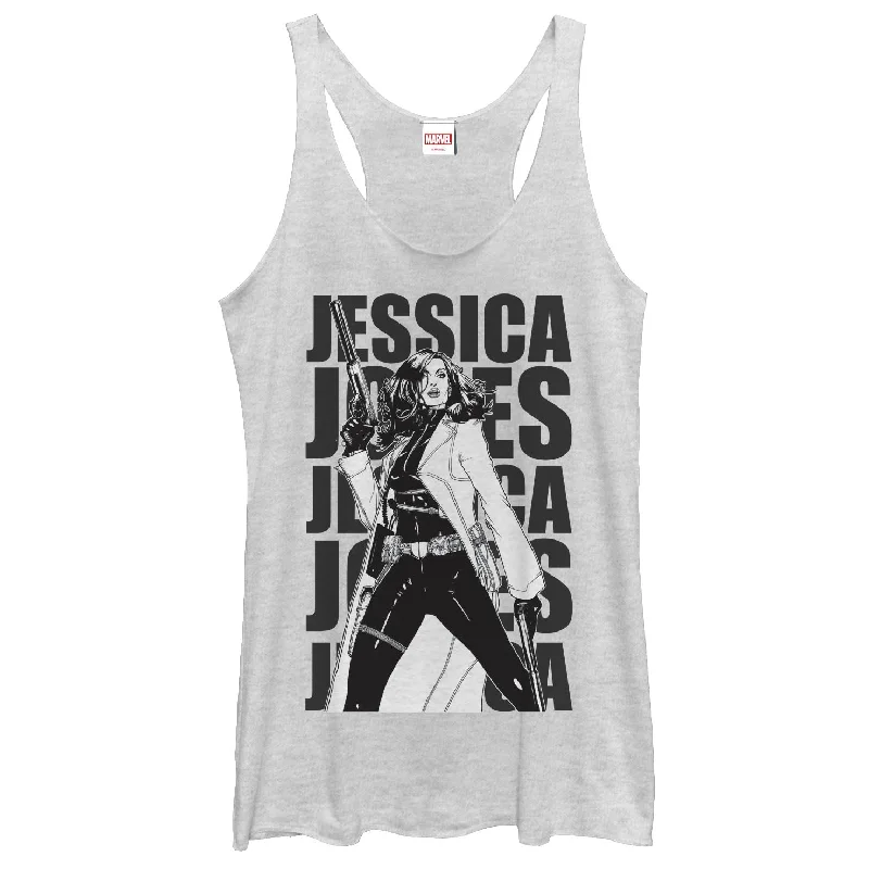 Women's Marvel Jessica Jones Racerback Tank Top ribbed tank top