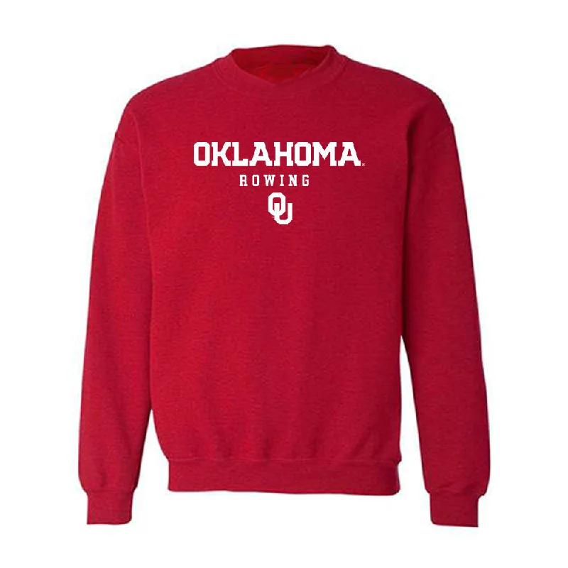 Oklahoma - NCAA Women's Rowing : Kennedy Stewart - Classic Shersey Crewneck Sweatshirt Hoodie with Pastel Soft Subtle