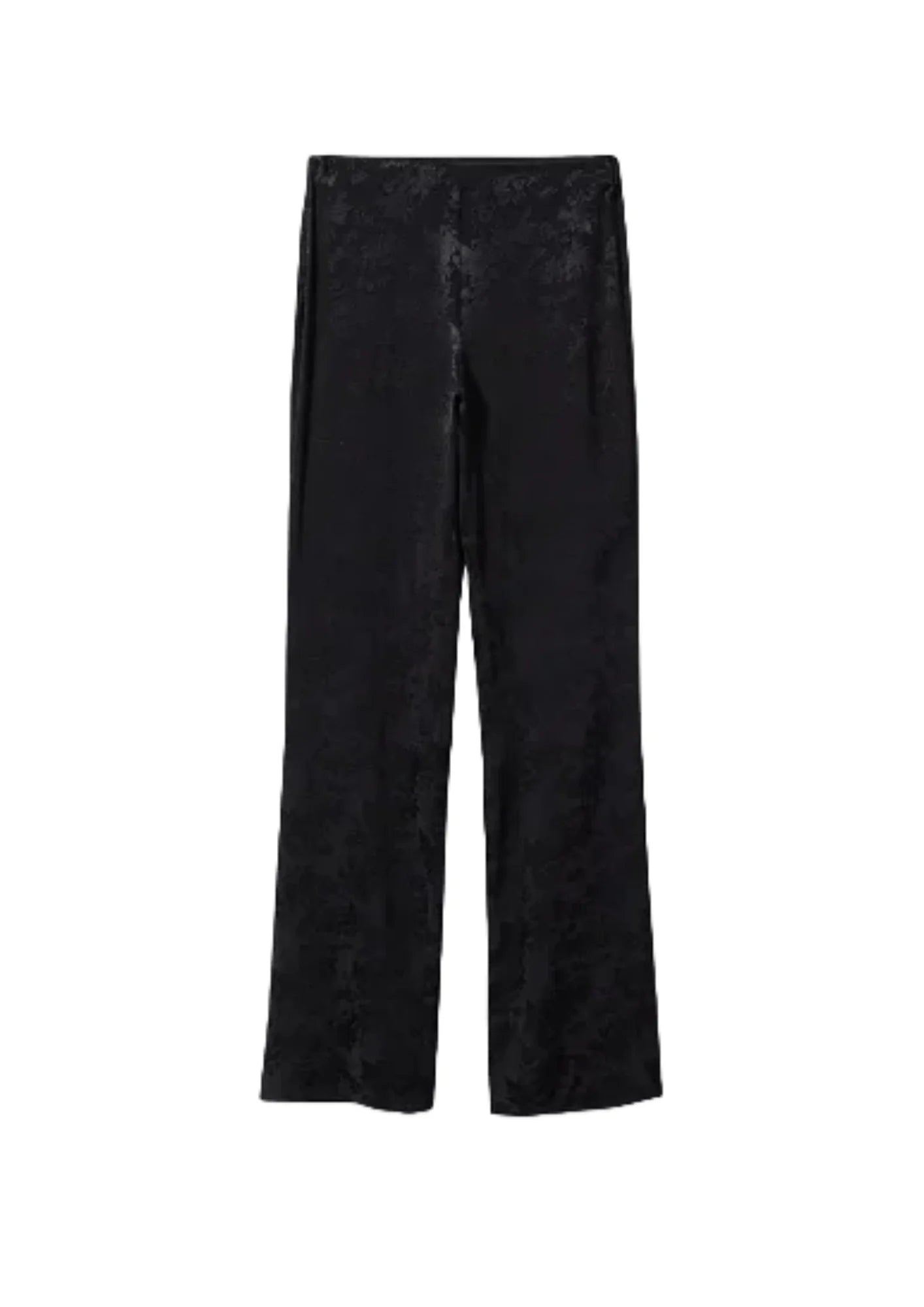 BLACK JACQUARD TROUSERS Trousers luxurious high-end