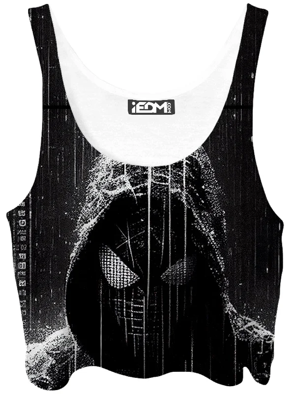 Spidey Existence Crop Top Modern Contemporary Chic