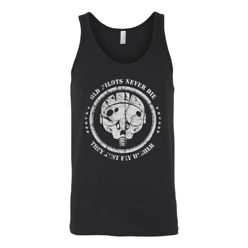 Old Pilots Never Die Tank Top graphic tank top