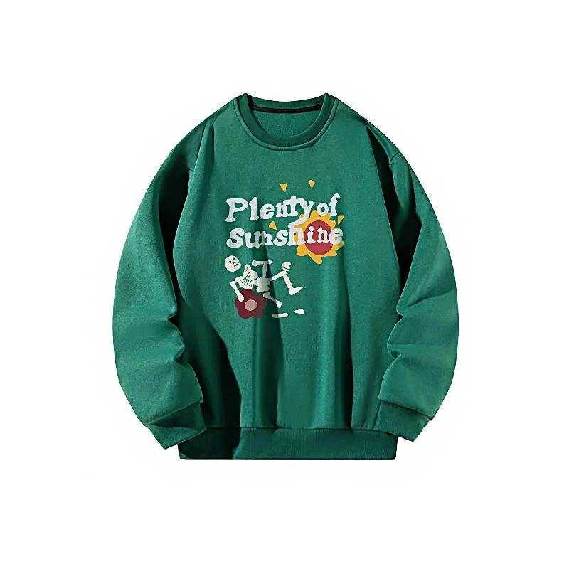Maxbell Maxbell Women Crewneck Sweatshirt Winter Trendy Tops for Walking Backpacking Workout XXL Green Hoodie with Set-In Sleeves Structured Classic