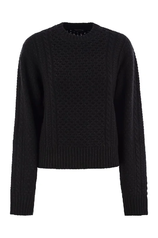 Platinum fisherman jersey with lurex Polo Neck Jersey Top