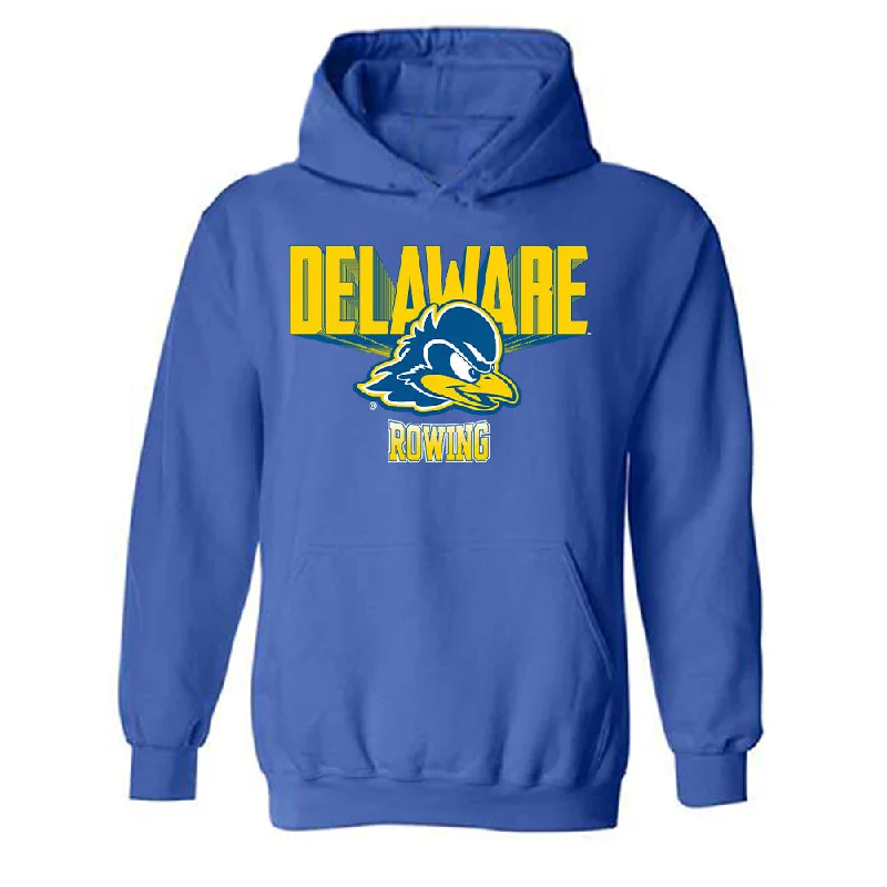 Delaware - NCAA Women's Rowing : Sophia Iorio - Classic Fashion Shersey Hooded Sweatshirt Hoodie with Mock Neck Collared Structured Delaware - NCAA Women's Rowing : Sophia Iorio - Classic Fashion Shersey Hooded Sweatshirt Hoodie with Mock Neck Collared Structured
