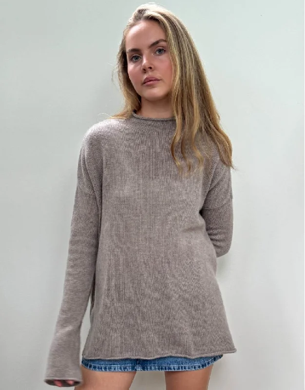 Bella Sweater in Pebble Layered Multi-layer Single Layer