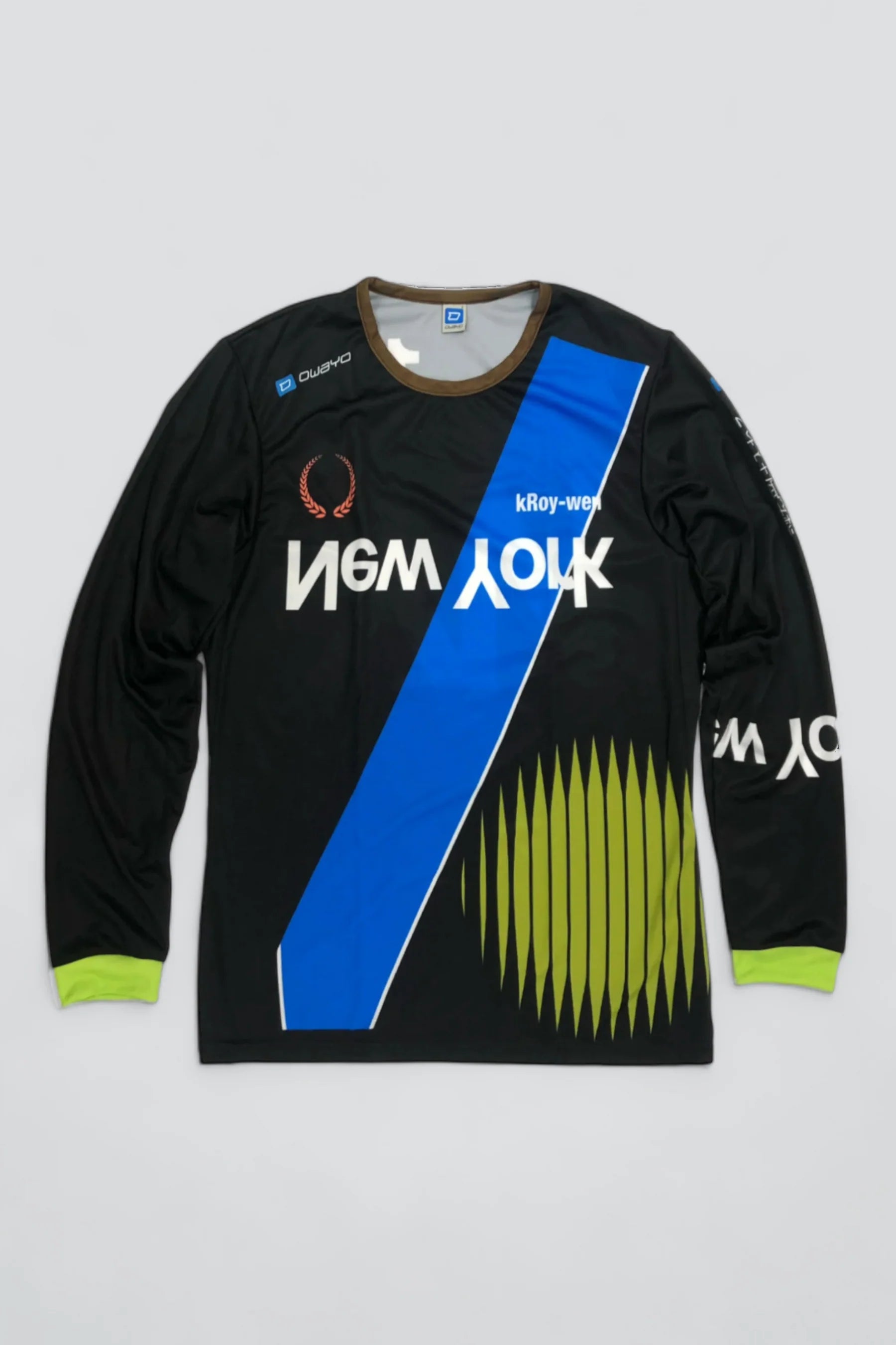 New York Logo Long Sleeve Jersey Daily Wear Jersey Tee