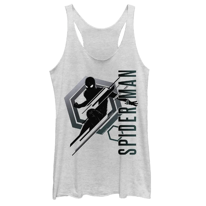 Women's Marvel Spider-Man: Far From Home Darkness Racerback Tank Top adorable tank top Women's Marvel Spider-Man: Far From Home Darkness Racerback Tank Top adorable tank top