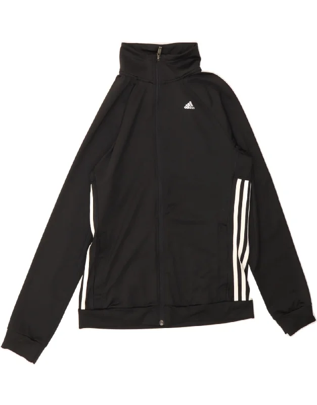 ADIDAS Womens Graphic Tracksuit Top Jacket UK 8/10 Small Black Polyester Anorak Shell Jacket Lightweight Jacket ADIDAS Womens Graphic Tracksuit Top Jacket UK 8/10 Small Black Polyester Anorak Shell Jacket Lightweight Jacket