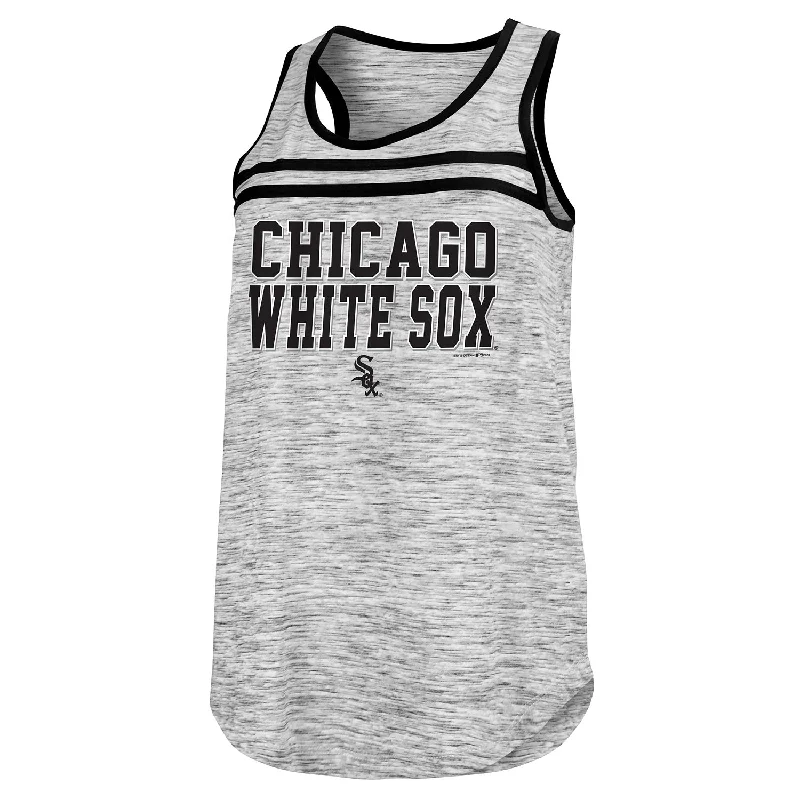 Chicago White Sox Women's Space Dye Tank one shoulder tank