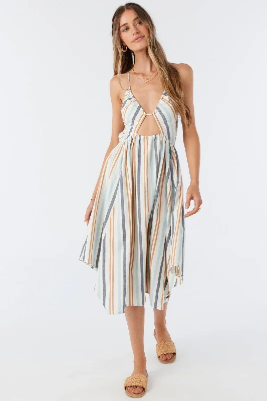 O'Neill Women's "Gerri Stripe" Cover-Up Dress Tunics Ceremony elegant